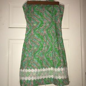 Lilly Pulitzer strapless dress